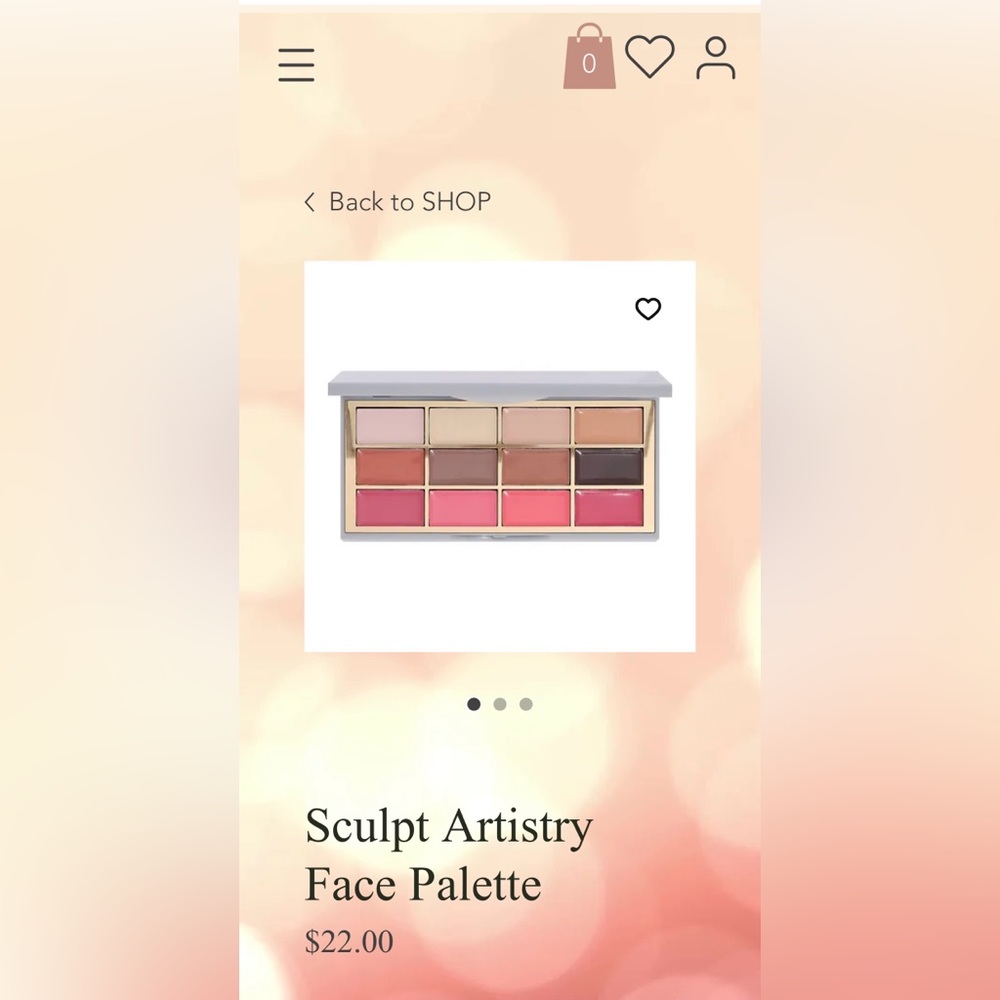 2/$20 APPEAL COSMETICS SCULPT ARTISTRY FACE PALETTE - BRAND NEW! - Picture 2 of 7